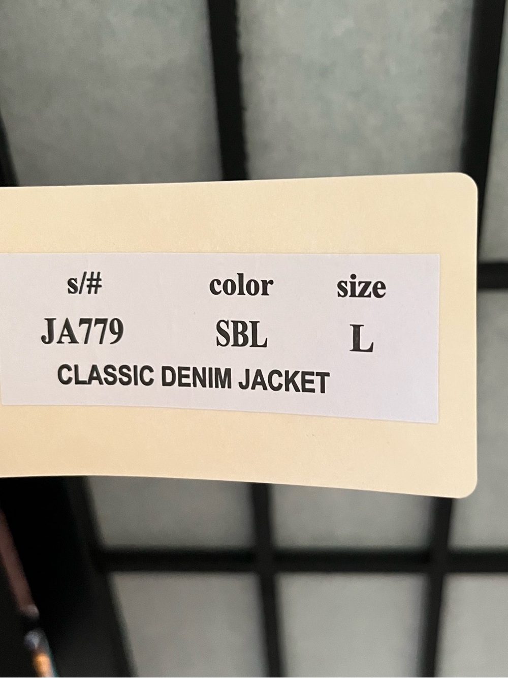 Classic Dark Blue Denim Jacket - Picture 2 of 3